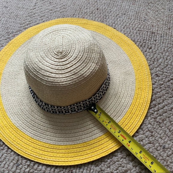Gymboree Kid Girl Large Brim Straw Hat 🌼 Size Large (10-12) - Picture 9 of 10